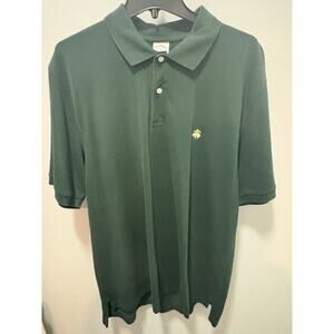 Brooks Brothers Men’s XL Green Performance Polo Shirt Original Fit Cotton